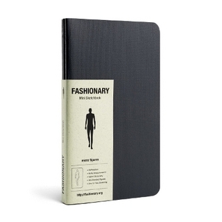 Fashionary Mini Mens Sketchbook A6 (Set of 3)