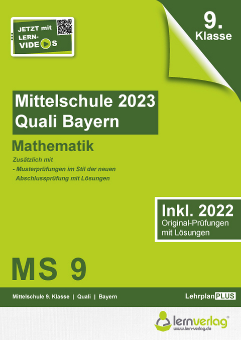 Original-Pr&uuml;fungen Quali Mittelschule Bayern 2023 Mathematik