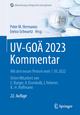 UV-GOÄ 2023 Kommentar - Hermanns, Peter M.; Schwartz, Enrico