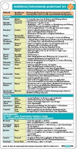 Anästhesie/Intensivmeds pocketcard Set - Albert, Maik; Humpich, Marek