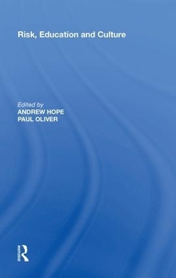 Risk, Education and Culture - Andrew Hope