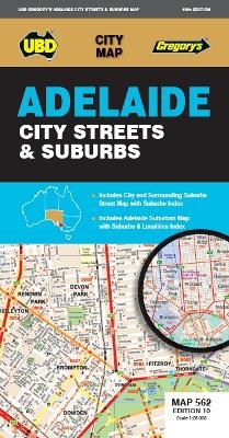 Adelaide City Streets & Suburbs Map 562 10th -  UBD Gregory's