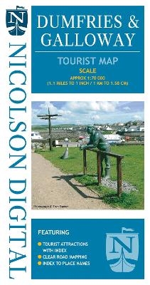 Nicolson Tourist Map Dumfries and Galloway - Val Fry