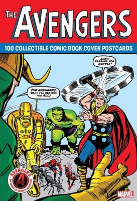 Avengers: 100 Collectible Comic Book Cover Postcards - Marvel Entertainment