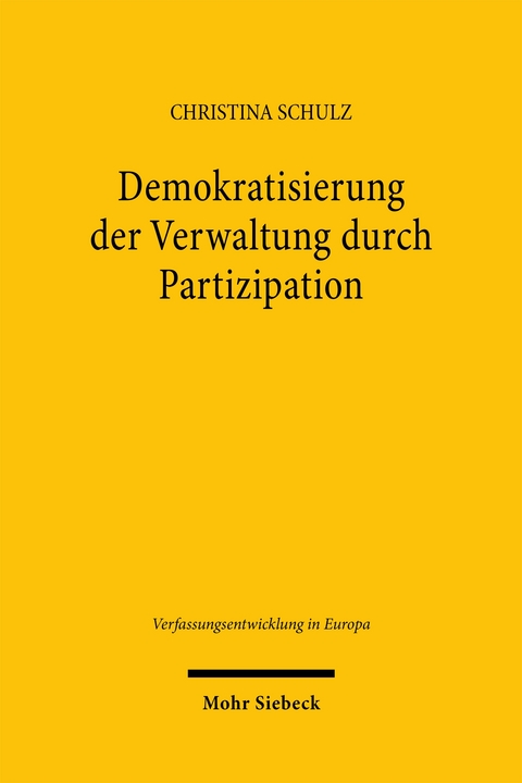 Demokratisierung der Verwaltung durch Partizipation - Christina Schulz