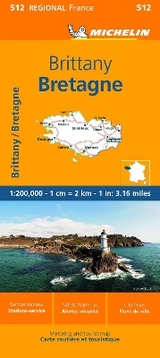Brittany - Michelin Regional Map 512 - Michelin