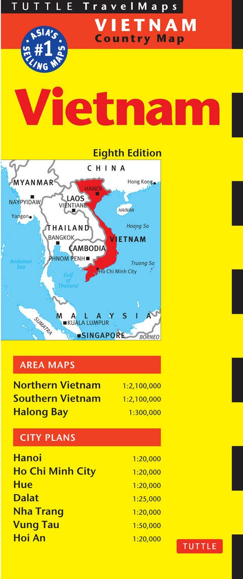 Vietnam Travel Map Eighth Edition - 