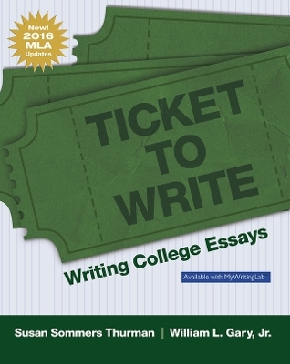 Ticket to Write - Susan Thurman, William Gary  Jr.