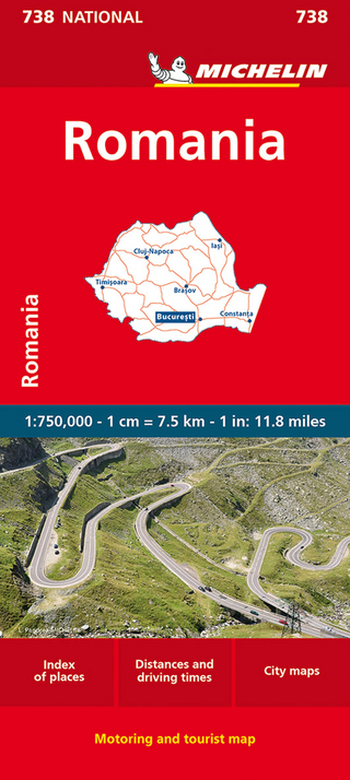 Romania - Michelin National Map 738