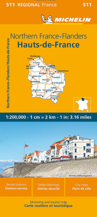 Nord-Pas-de-Calais, Picardy - Michelin Regional Map 511