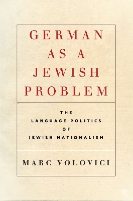 German As a Jewish Problem