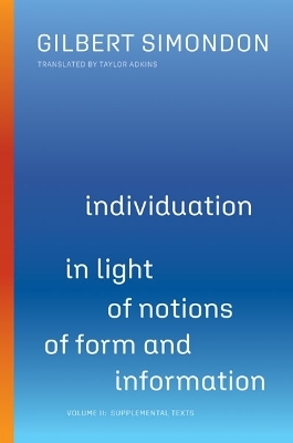 Individuation in Light of Notions of Form and Information