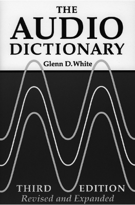 The Audio Dictionary - Glenn D. White, Gary J. Louie