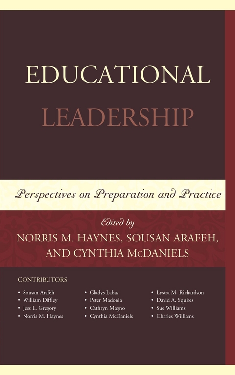 Educational Leadership -  Sousan Arafeh,  Norris M. Haynes,  Cynthia McDaniels