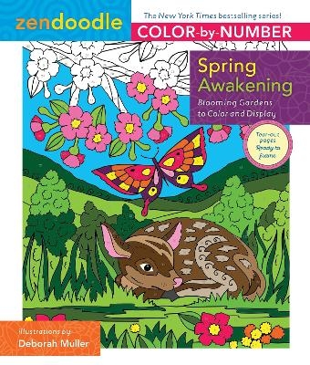 Zendoodle Color-by-Number: Spring Awakening - Deborah Muller