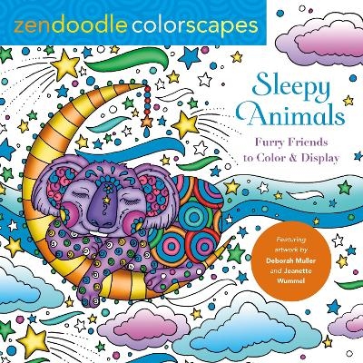 Zendoodle Colorscapes: Sleepy Animals - Deborah Muller, Jeanette Wummel