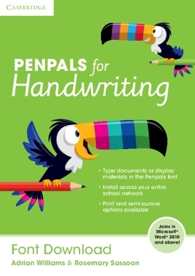 Penpals for Handwriting Font Download - Adrian Williams, Rosemary Sassoon