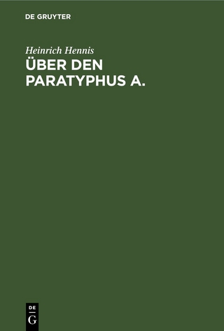 Über den Paratyphus A.