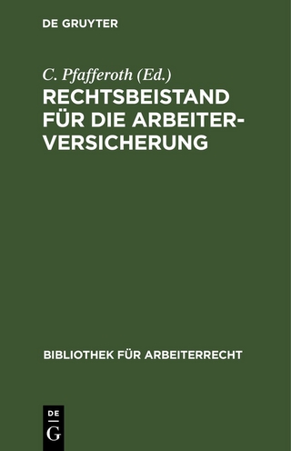 Rechtsbeistand für die Arbeiterversicherung