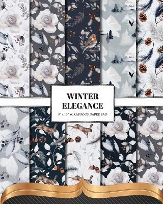 Winter Elegance Scrapbook Paper - The Inky Lion