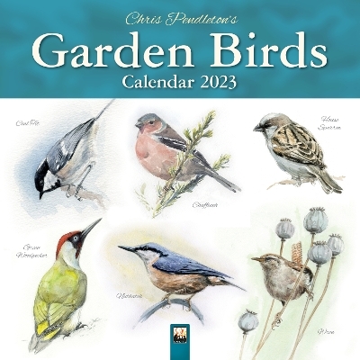 Chris Pendleton Garden Birds Wall Calendar 2023 (Art Calendar) - 