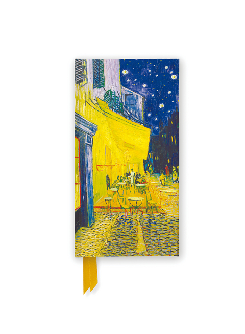 Vincent van Gogh: Caf&eacute; Terrace (Foiled Slimline Journal) - 