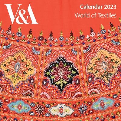 V&A: World of Textiles Mini Wall Calendar 2023 (Art Calendar) - 