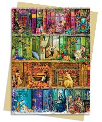 Aimee Stewart: A Stitch in Time Bookshelf Greeting Card Pack - 