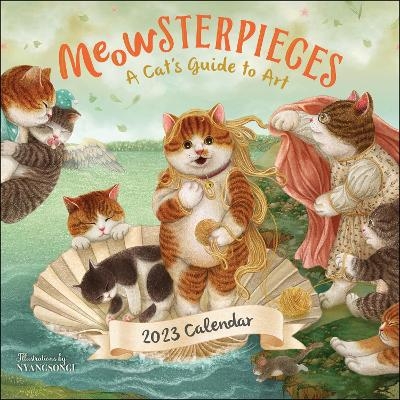 Meowsterpieces 2023 Wall Calendar - Nyangsongi N/A