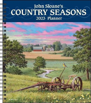 John Sloane's Country Seasons 12-Month 2023 Monthly/Weekly Planner Calendar - John Sloane