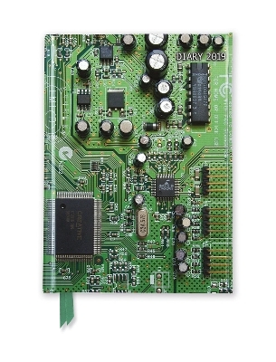 Green Circuit Board Pocket Diary 2019 - 
