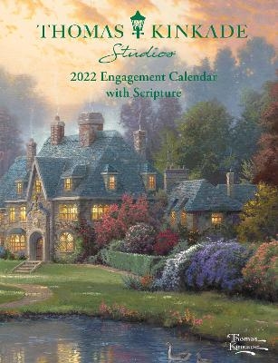 Thomas Kinkade Studios 2022 Monthly/Weekly Engagement Calendar with Scripture - Thomas Kinkade