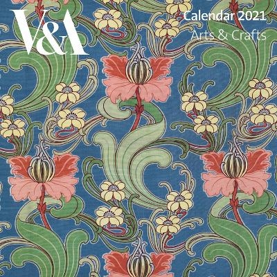 V&A Arts & Crafts Design Mini Wall calendar 2021 (Art Calendar) - 
