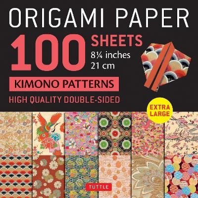 Origami Paper 100 sheets Kimono Patterns 8 1/4" (21 cm) - 