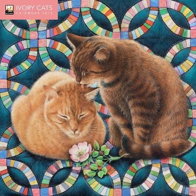 Ivory Cats Mini Wall Calendar 2023 (Art Calendar) - 