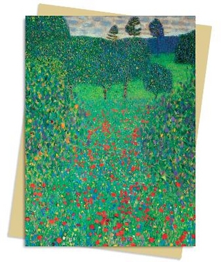 Gustav Klimt: Poppy Field Greeting Card Pack