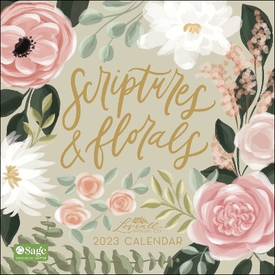 Scriptures and Florals 2023 Wall Calendar - Allison Loveall
