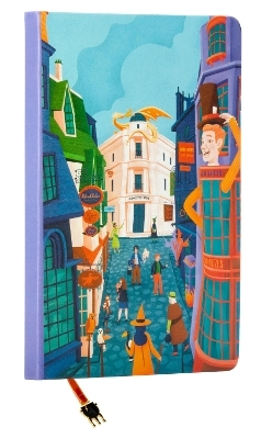 Harry Potter: Exploring Diagon Alley Journal with Ribbon Charm