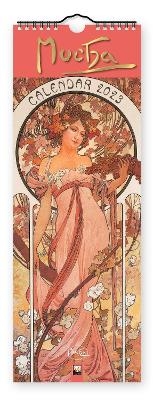 Alphonse Mucha Slim Calendar 2023 (Art Calendar)