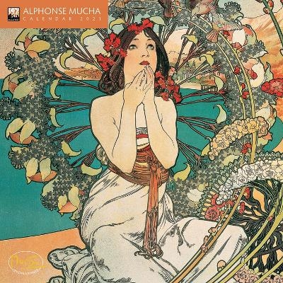 Alphonse Mucha Mini Wall calendar 2021 (Art Calendar) - 