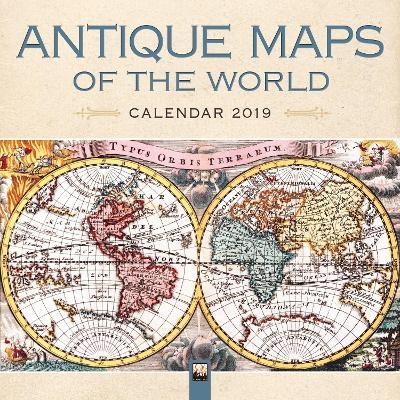 Antique Maps of the World Wall Calendar 2019 (Art Calendar) - 