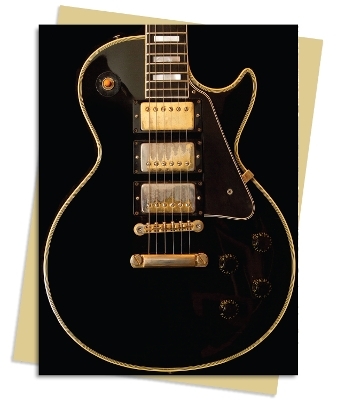 Gibson Les Paul Black Guitar Greeting Card Pack - 