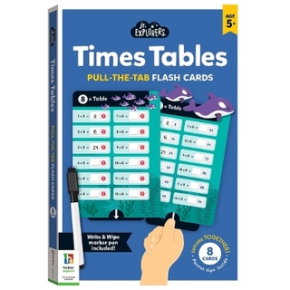 Junior Explorers: Times Table Pull-the-Tab Flash Cards