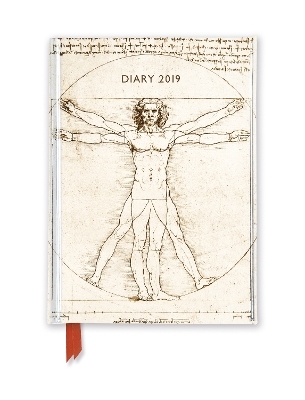 Leonardo Da Vinci Vitruvian Man pocket diary 2019