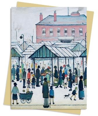L.S. Lowry: Market Scene Greeting Card Pack - 