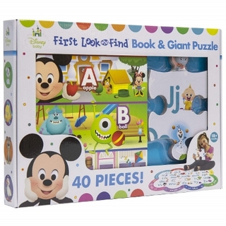 Disney Baby: First Look and Find Book and Giant Puzzle