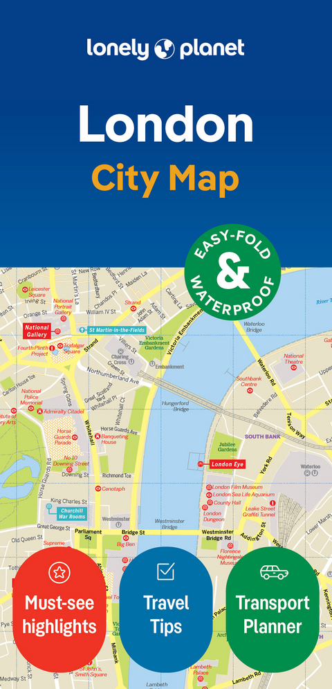 Lonely Planet London City Map -  Lonely Planet