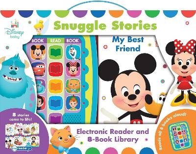 Disney Baby: Snuggle Stories Me Reader Jr Electronic Reader and 8-Book Library Sound Book Set -  Pi Kids