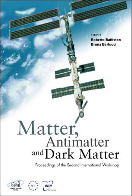 MATTER, ANTI-MATTER & DARK MATTER - 