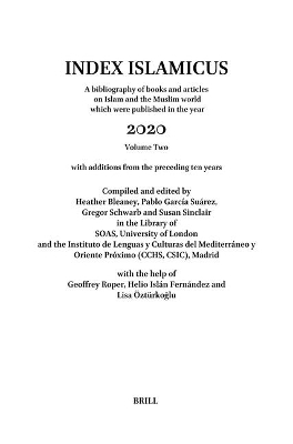 Index Islamicus Volume 2020 (2 vols)